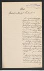 k.k. naturhistorisches Hofmuseum, Intendanzakten 1885-1896 (Hauer), Aktenzahl Z.619/1891, Seite 1